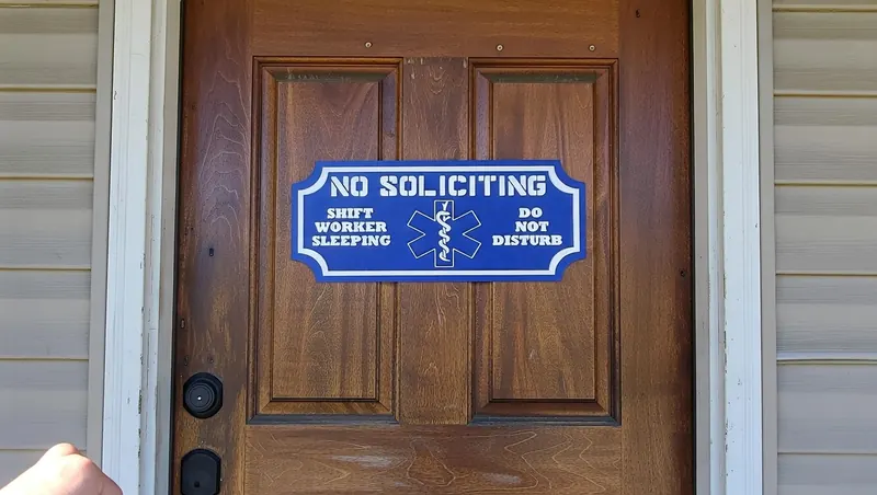 No Soliciting Sign - Functional outdoor signage